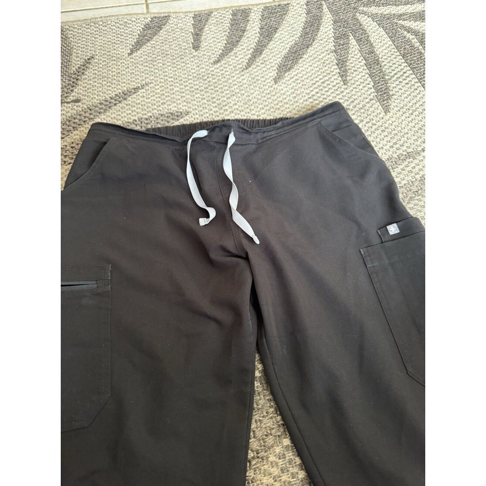 Figs Black Boot Cut Pants